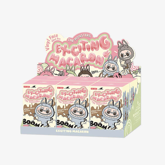 Monster Labubu – Tasty Macarons Vinyl  (Sealed Case of 6 Blind Boxes)