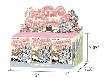 Monster Labubu – Tasty Macarons Vinyl  (Sealed Case of 6 Blind Boxes)