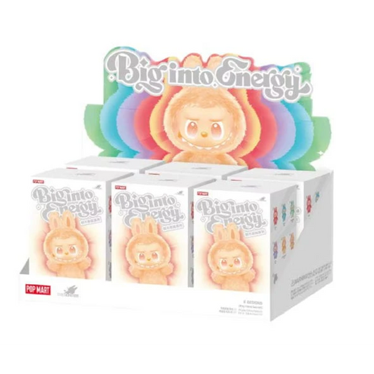 Monster Labubu – The Monsters: Big Into Energy Series Vinyl Plush Pendant (Sealed Case of 6 Blind Boxes)